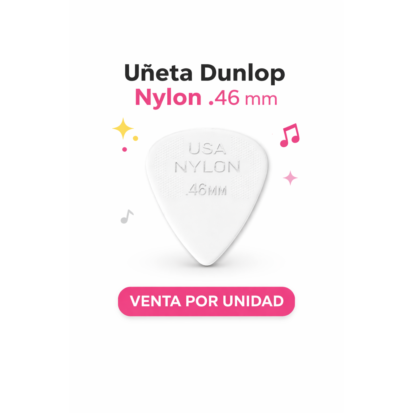 Uñeta Nylon Dunlop 0.46mm